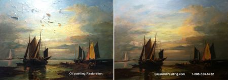 3 damaged oil painting restoration copy